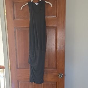 James Perse Black/Charcoal Racerback Dress